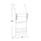 Household Essentials Metal Over the Door Drying Storage Rack